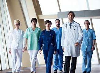 Image showing doctors team walking