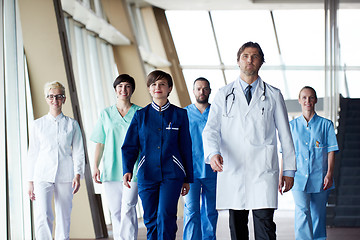 Image showing doctors team walking