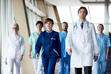 Image showing doctors team walking