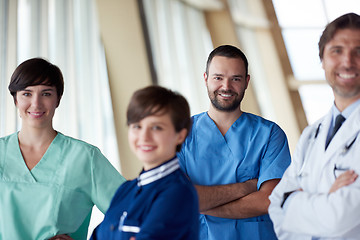 Image showing doctors team walking