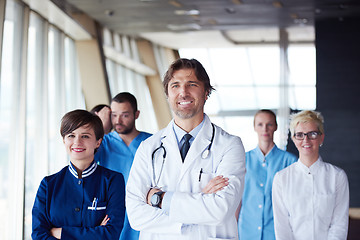 Image showing doctors team walking