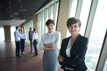 Image showing business people group, females as team leaders