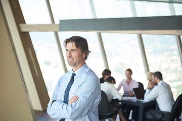 Image showing portrait of handosme business man