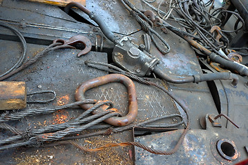 Image showing iron detail background