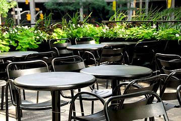 Image showing Restaurant patio