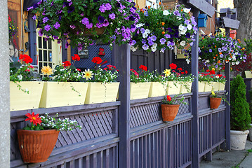 Image showing Restaurant patio