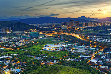 Image showing Cityscape of Yuen Long