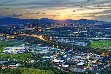 Image showing Cityscape of Yuen Long