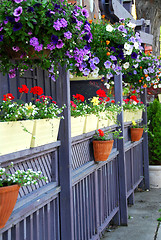 Image showing Restaurant patio