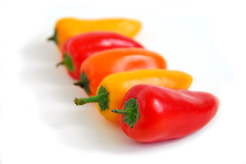 Image showing Colorful peppers