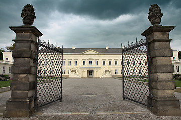 Image showing The Herrenhausen Gardens in Hanover, Germany