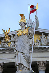Image showing The Austrian Parliament in Vienna, Austria