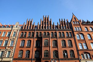 Image showing Buergerhaeuser am Hanns-Lilje-Platz in Hannover, Germany