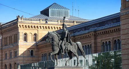 Image showing Statue Of Ernest Augustus I in Hannover, Germany