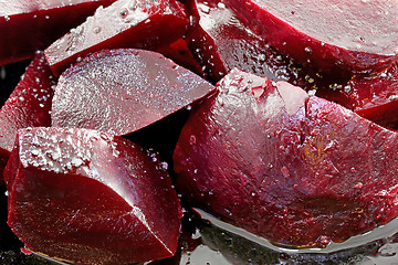 Image showing  cooked vegetables beets 