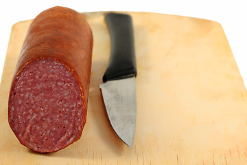 Image showing Tasty sausage meat  