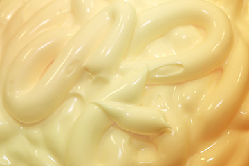 Image showing sauce  eating mayonnaise  