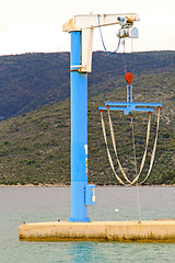 Image showing Boat Crane