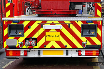 Image showing Rear Fire Engine