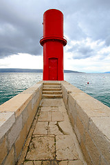 Image showing Red Lighthouse