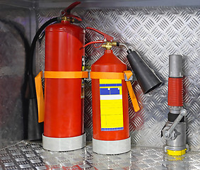 Image showing Fire Extinguishers