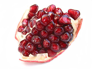 Image showing Pomegranate on white