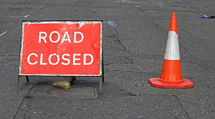 Image showing Road Closed