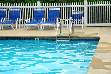 Image showing Outdoor swim pool