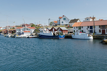 Image showing fishingboat in harbour