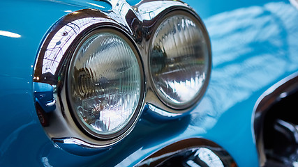 Image showing Detail of classic car. 