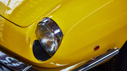 Image showing Detail of classic car. 