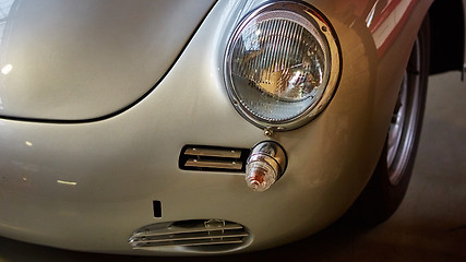 Image showing Detail of classic car. 