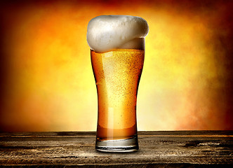 Image showing Foam on beer