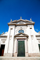 Image showing  exterior old architecture in italy europe milan religion       