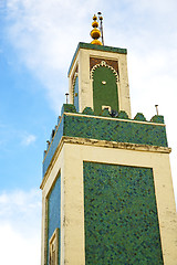 Image showing  muslim   in   mosque  morocco  africa      sky