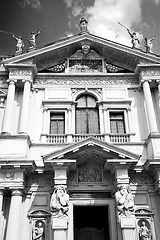 Image showing building old architecture in italy europe milan religion       a
