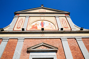 Image showing column old architecture in italy  