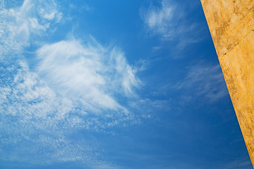 Image showing in the sky of world cloudy wall