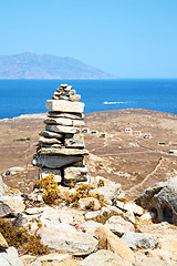 Image showing antique  in delos greece 