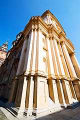 Image showing building old  in europe     and sunlight