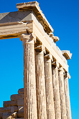 Image showing athens  acropolis and  