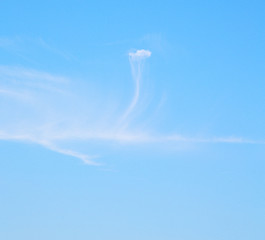 Image showing in the sky of italy europe cloudy fluffy cloudscape