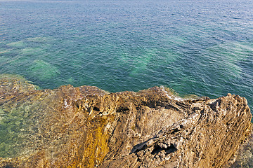 Image showing   beach. close-up. Adriatic Sea