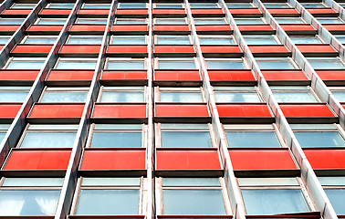 Image showing Multistory office building with terracotta panels