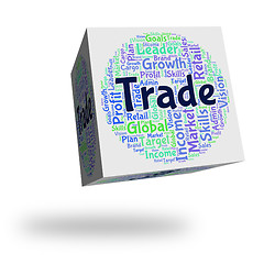 Image showing Trade Word Represents Corporation Import And Sell