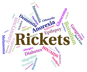 Image showing Rickets Illness Shows Defective Mineralization And Attack