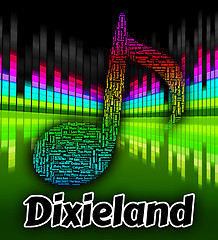 Image showing Dixieland Music Indicates New Orleans Jazz And Audio