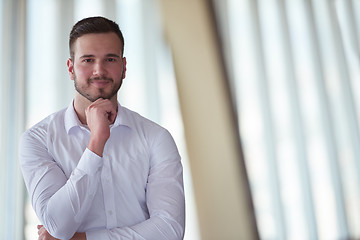 Image showing business man with beard at modern office