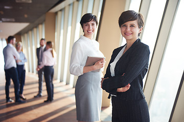 Image showing business people group, females as team leaders