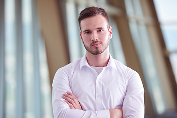 Image showing business man with beard at modern office